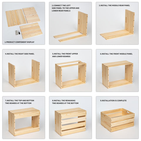 WEASATRY two stacked crates used for organization demonstrating modular storage benefit