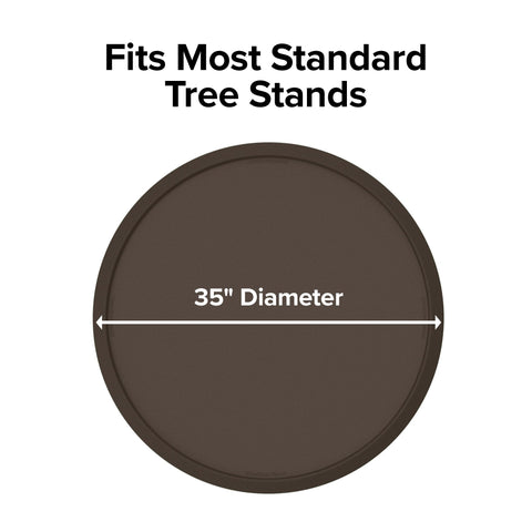 WeatherTech mat with tree stand showing scale and stable floor protection