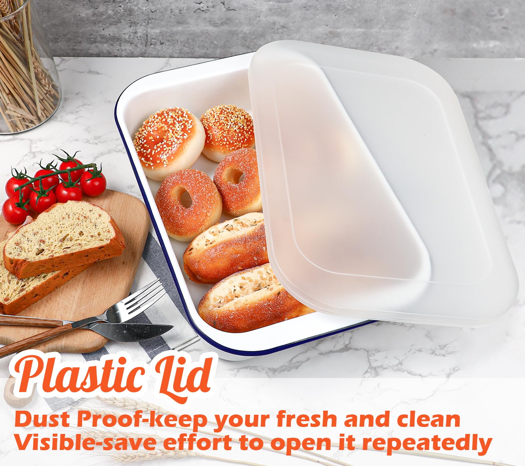 Webake lid close-up displaying snug fit and convenient storage benefit
