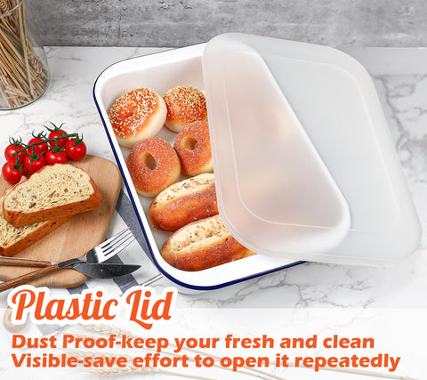 Webake lid close-up displaying snug fit and convenient storage benefit