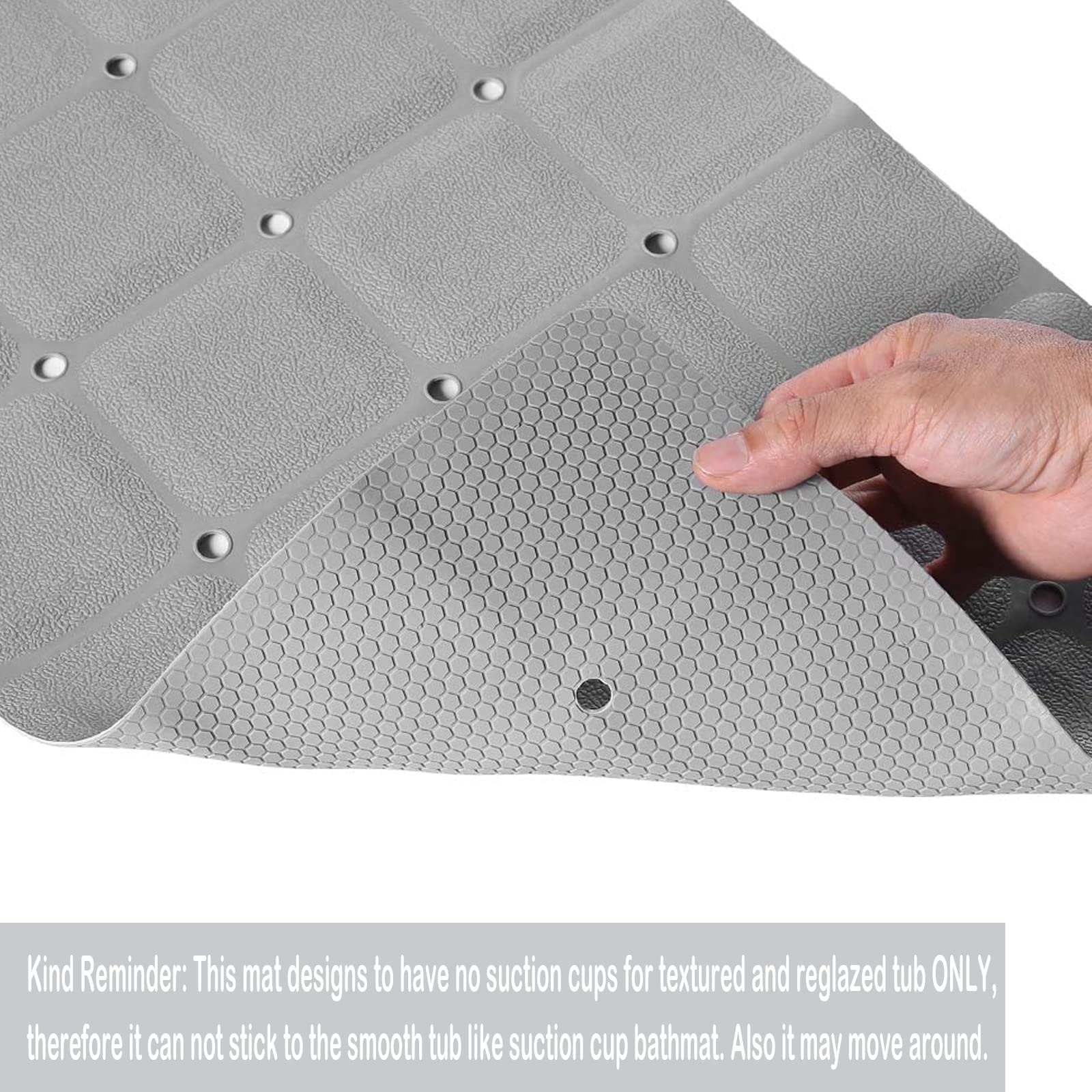 Webos detail of drainage holes demonstrating fast water flow and reduced pooling