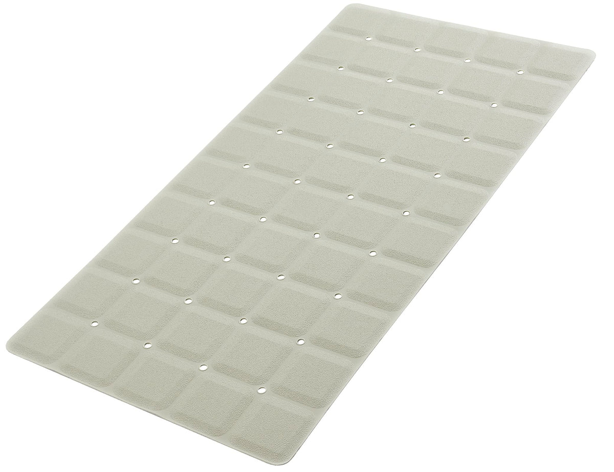 Webos front view of jumbo beige mat showing full coverage and safety