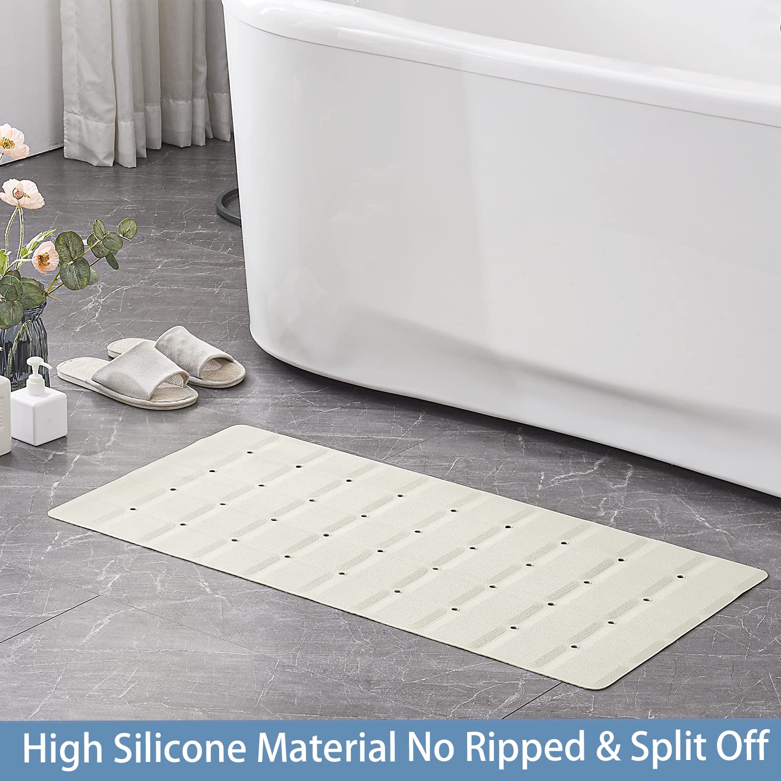 Webos mat in washing machine showing easy cleaning benefit