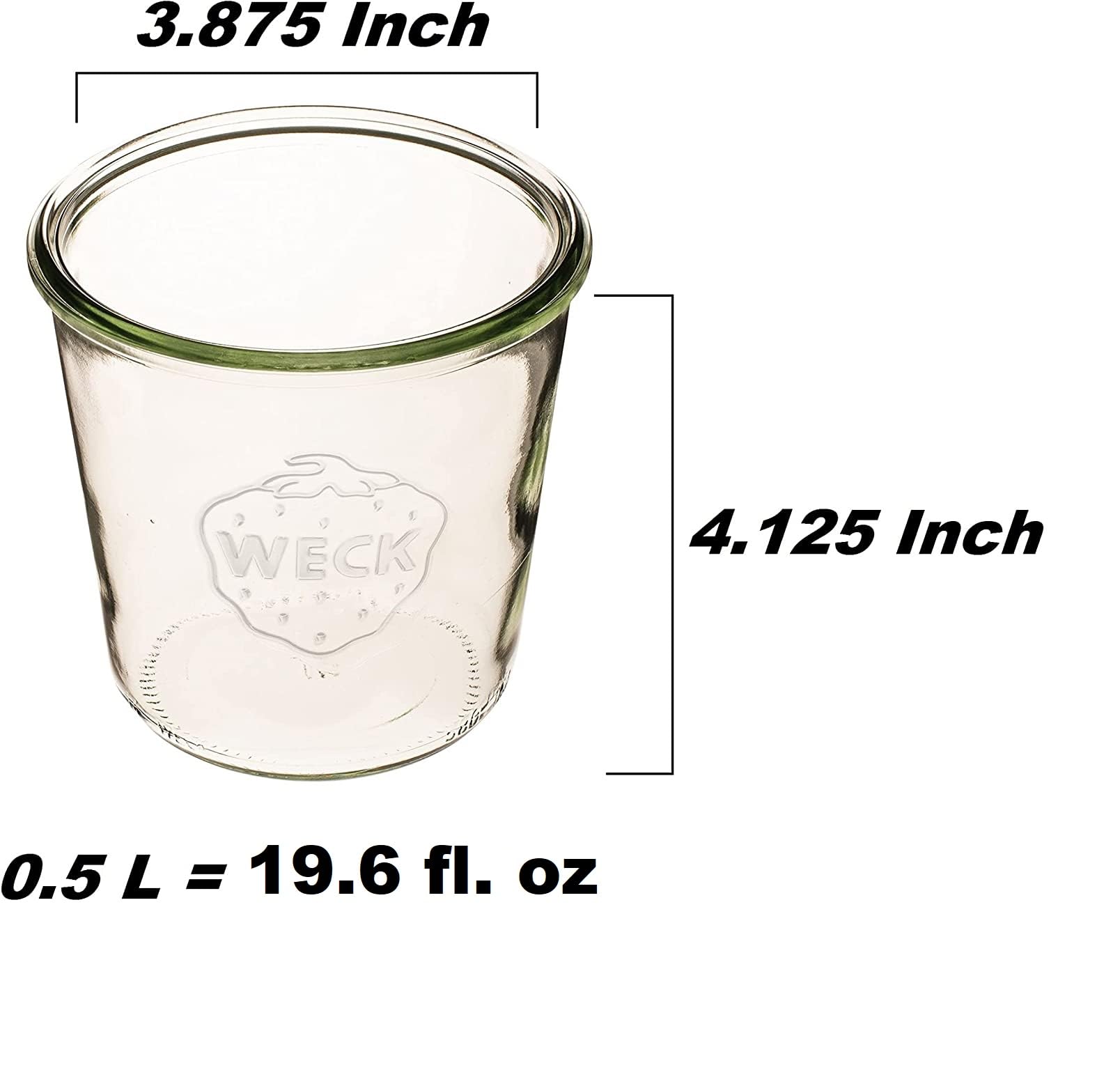 WECK glass lid close-up highlighting smooth finish and precise fit for sealing