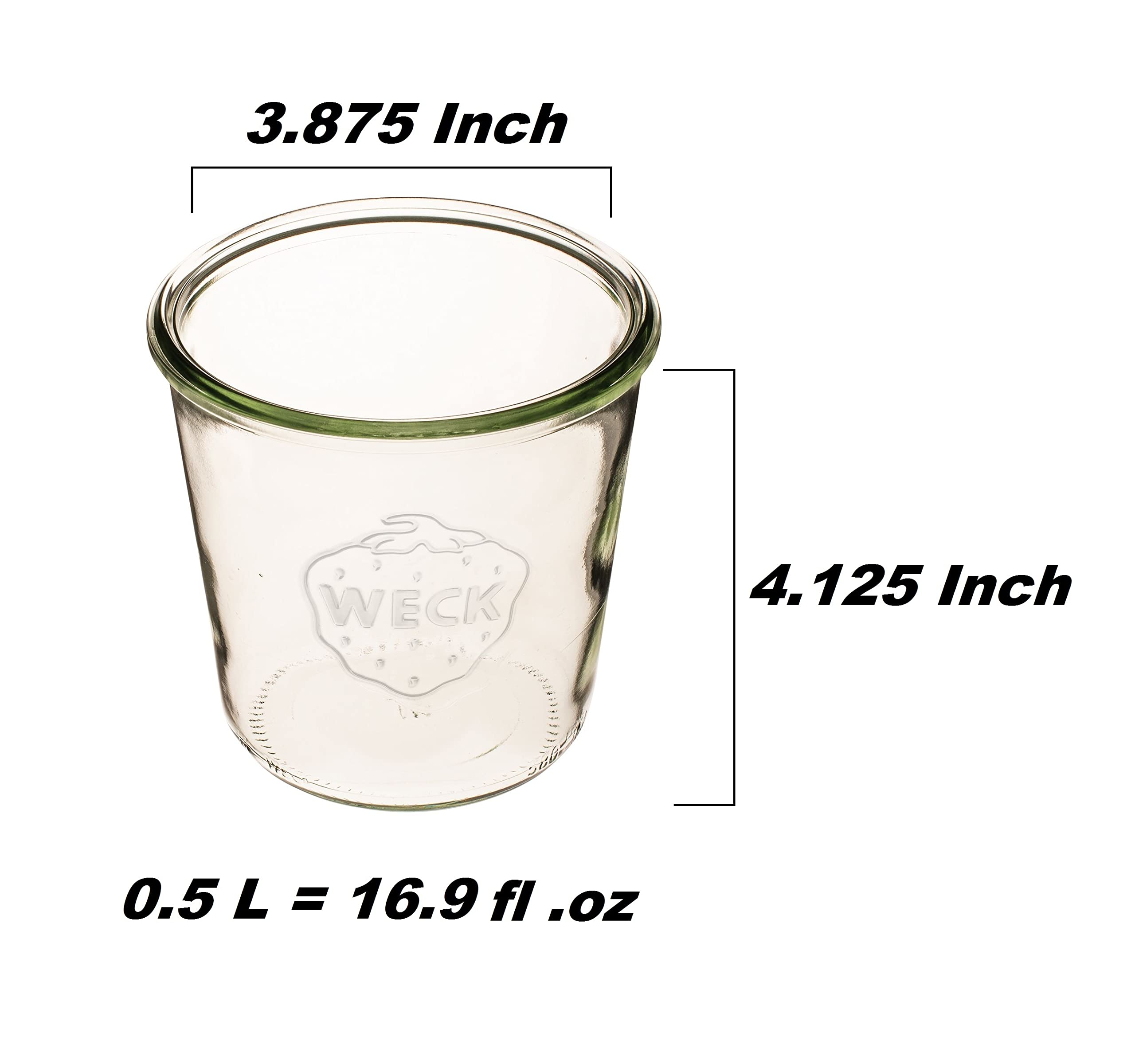 WECK glass lid detail highlighting secure seal for safe preservation