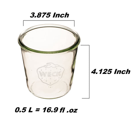 WECK glass lid detail highlighting secure seal for safe preservation