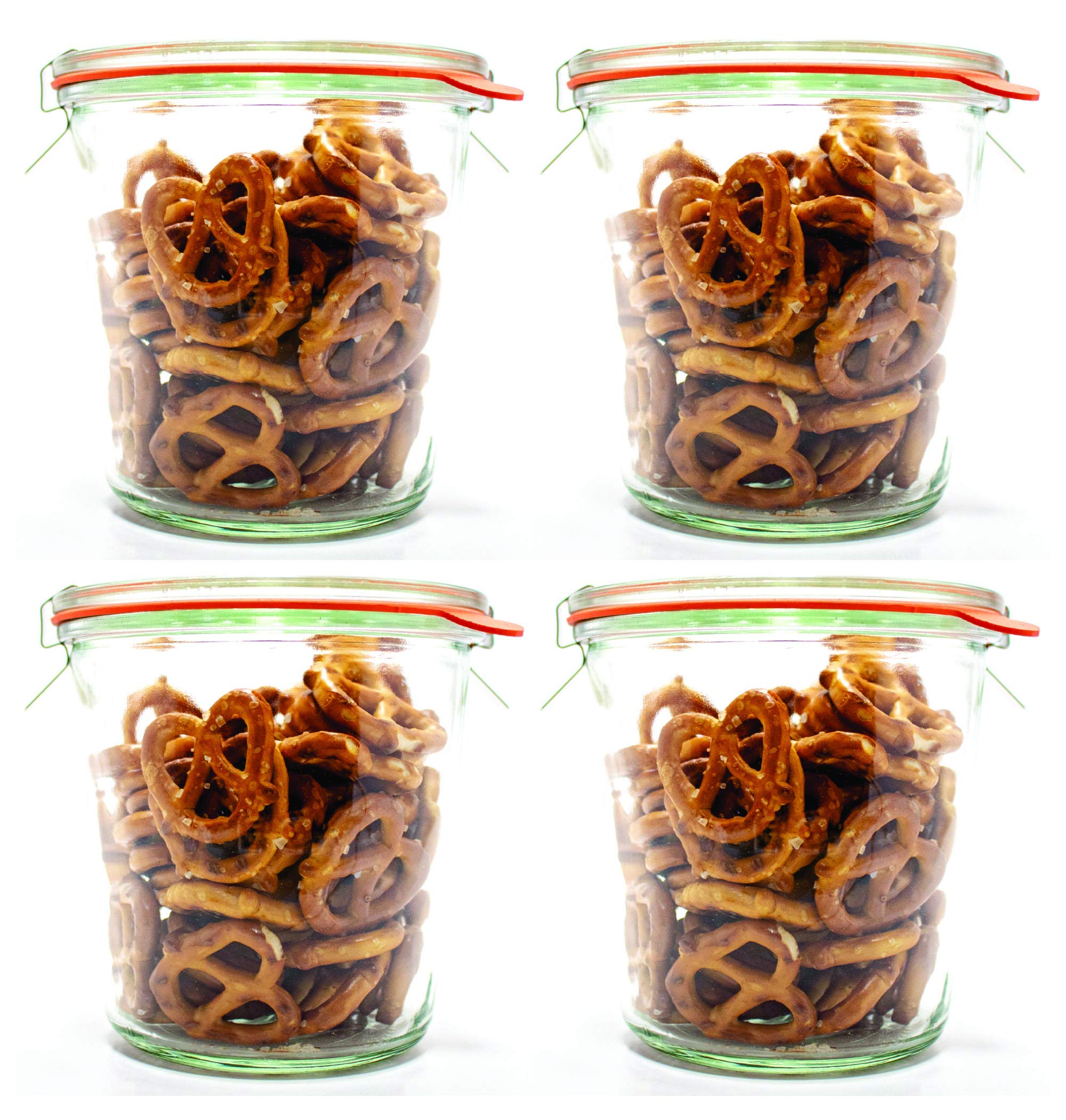 WECK jars styled on kitchen counter showing elegant gift-ready look