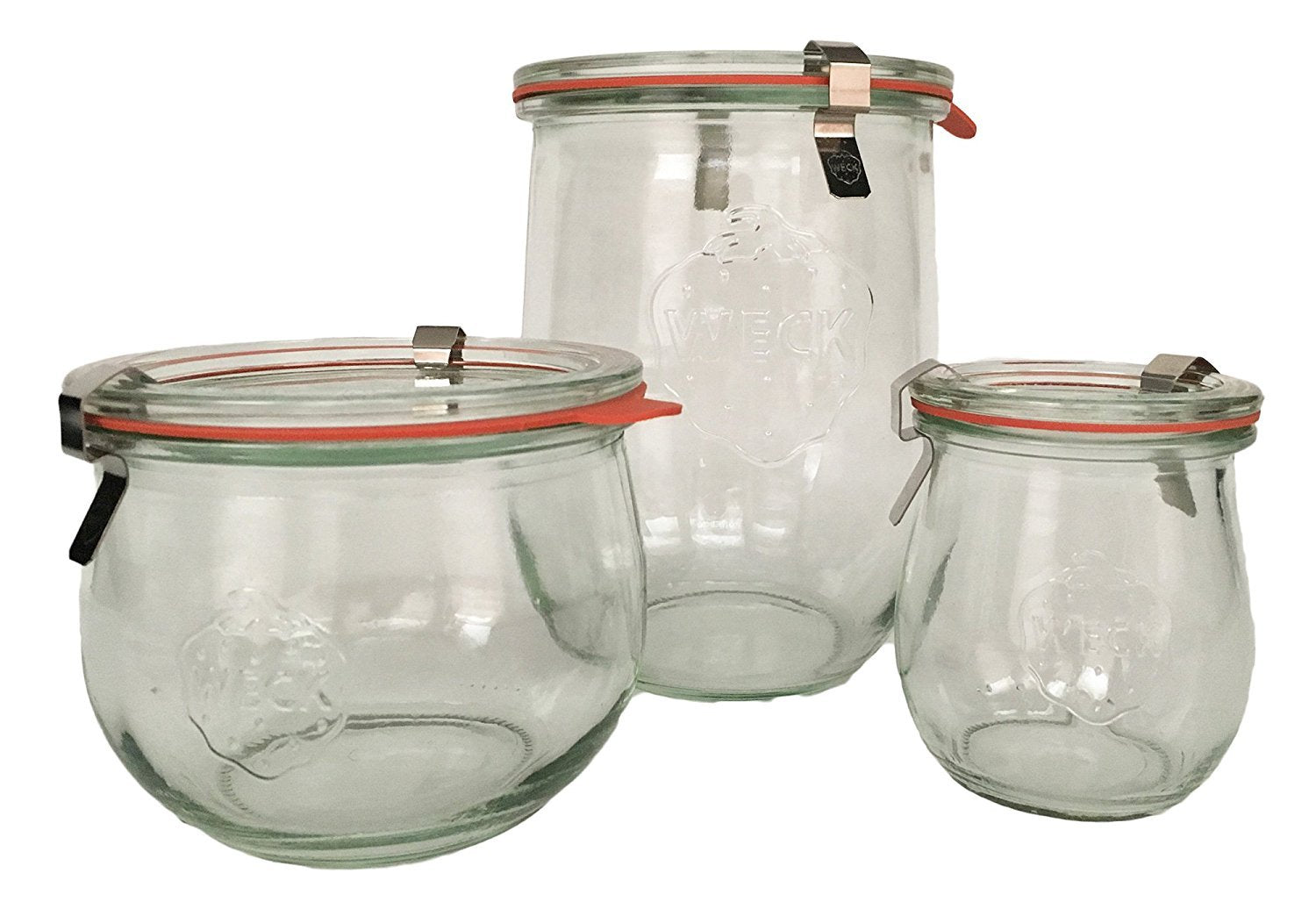 WECK tulip jar with sourdough starter in kitchen setting demonstrating airtight preservation benefit