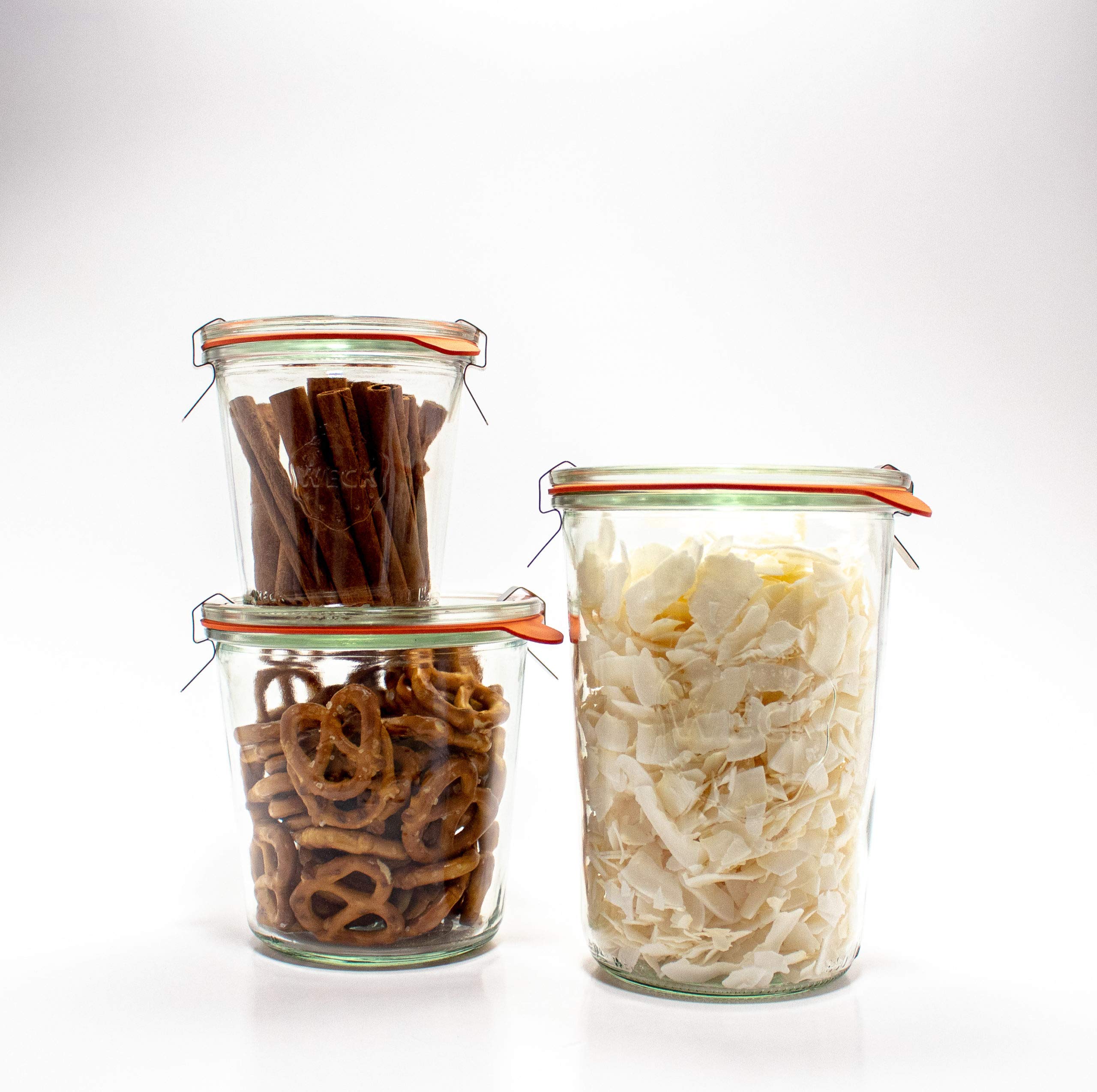 WECK tulip-shaped jar profile showing elegant design for attractive presentation