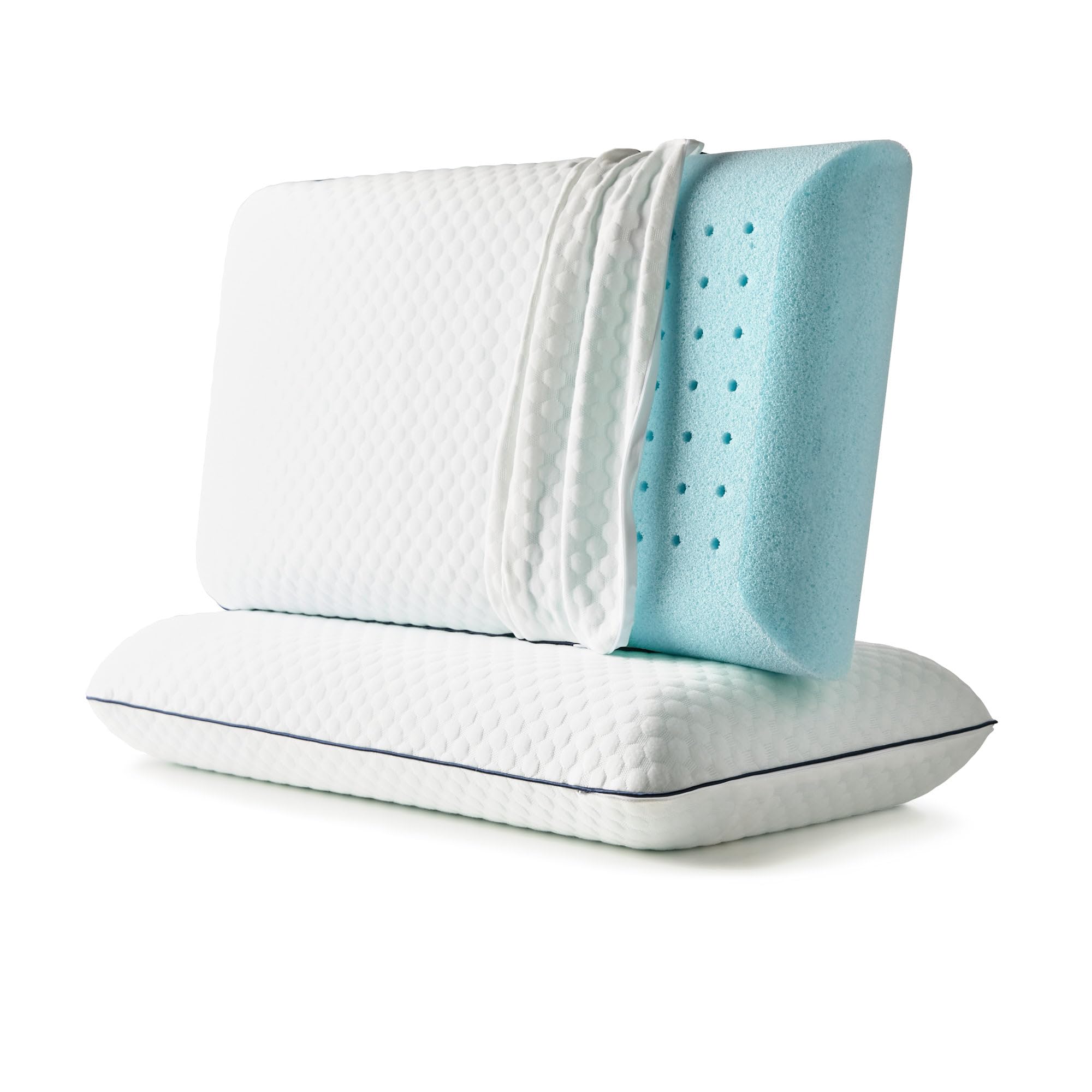 Weekender king pillow front packaging showing product and benefits