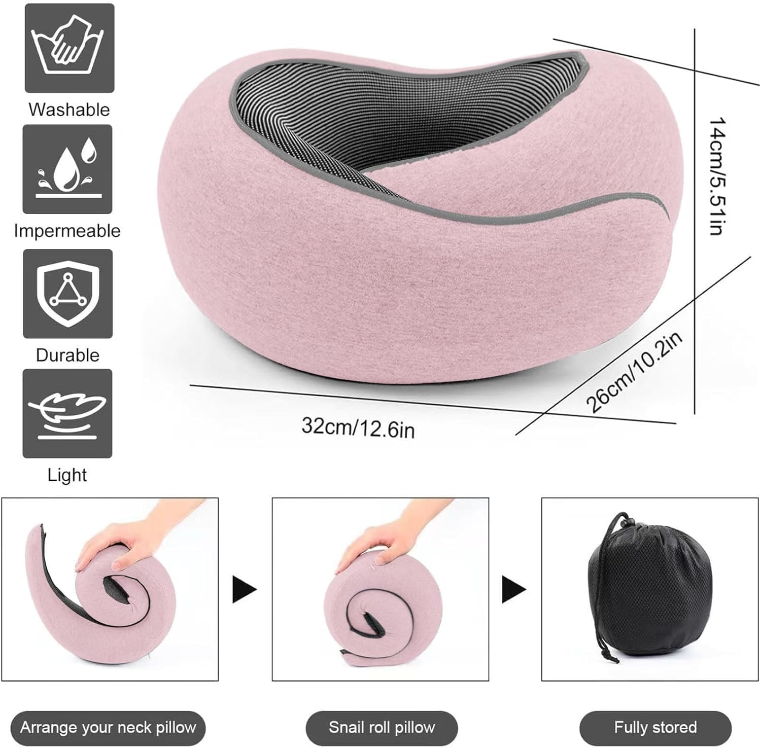 WEERSHUN memory foam close-up revealing responsive texture and support