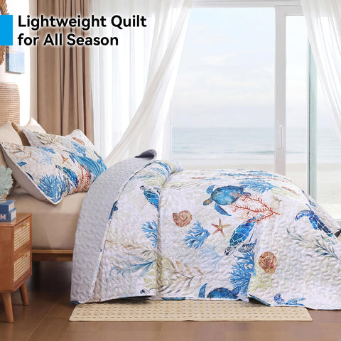 weigelia close-up sea turtle print highlighting color clarity and visual appeal