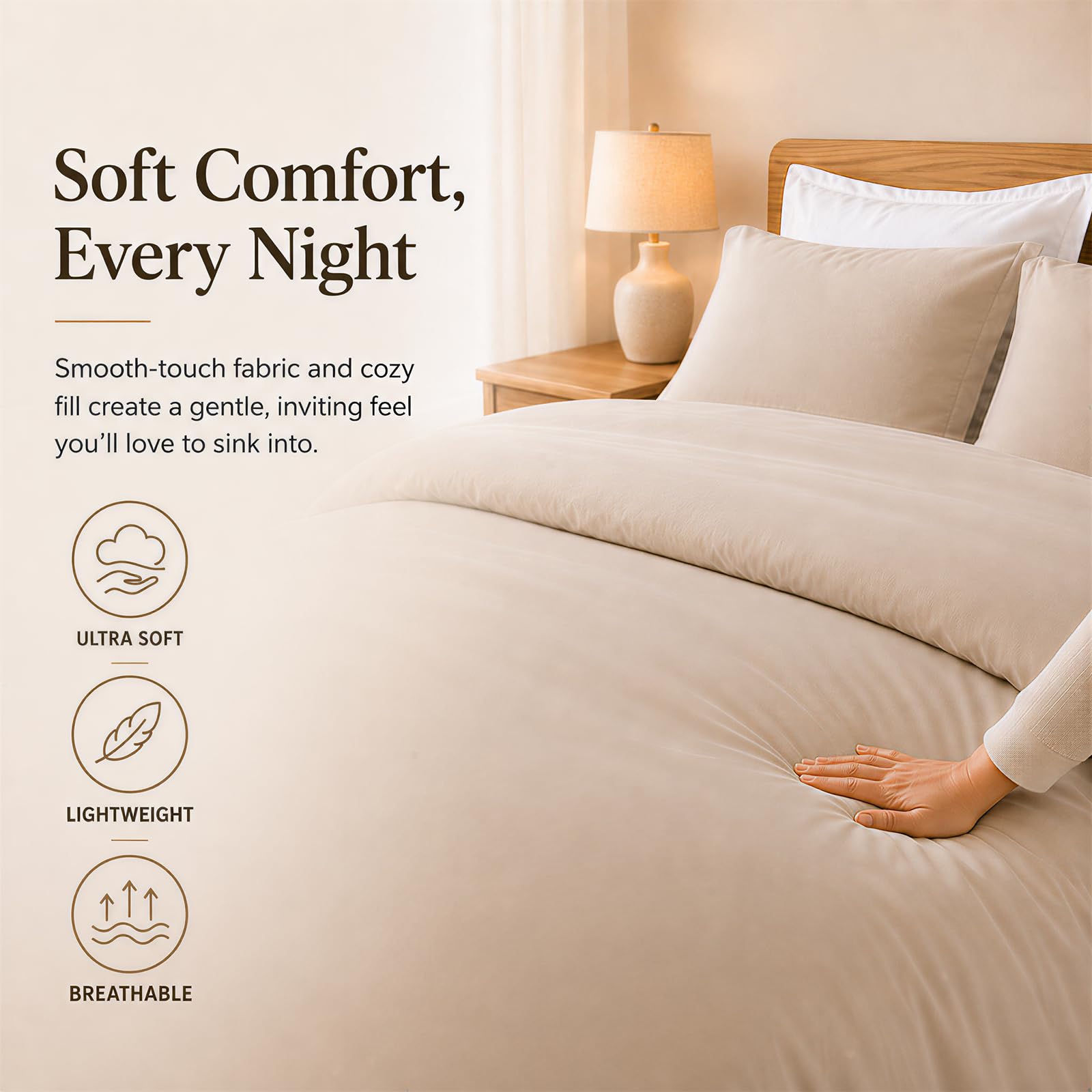 Weigelia pillow shams and white pillowcases displayed together for coordinated bedding