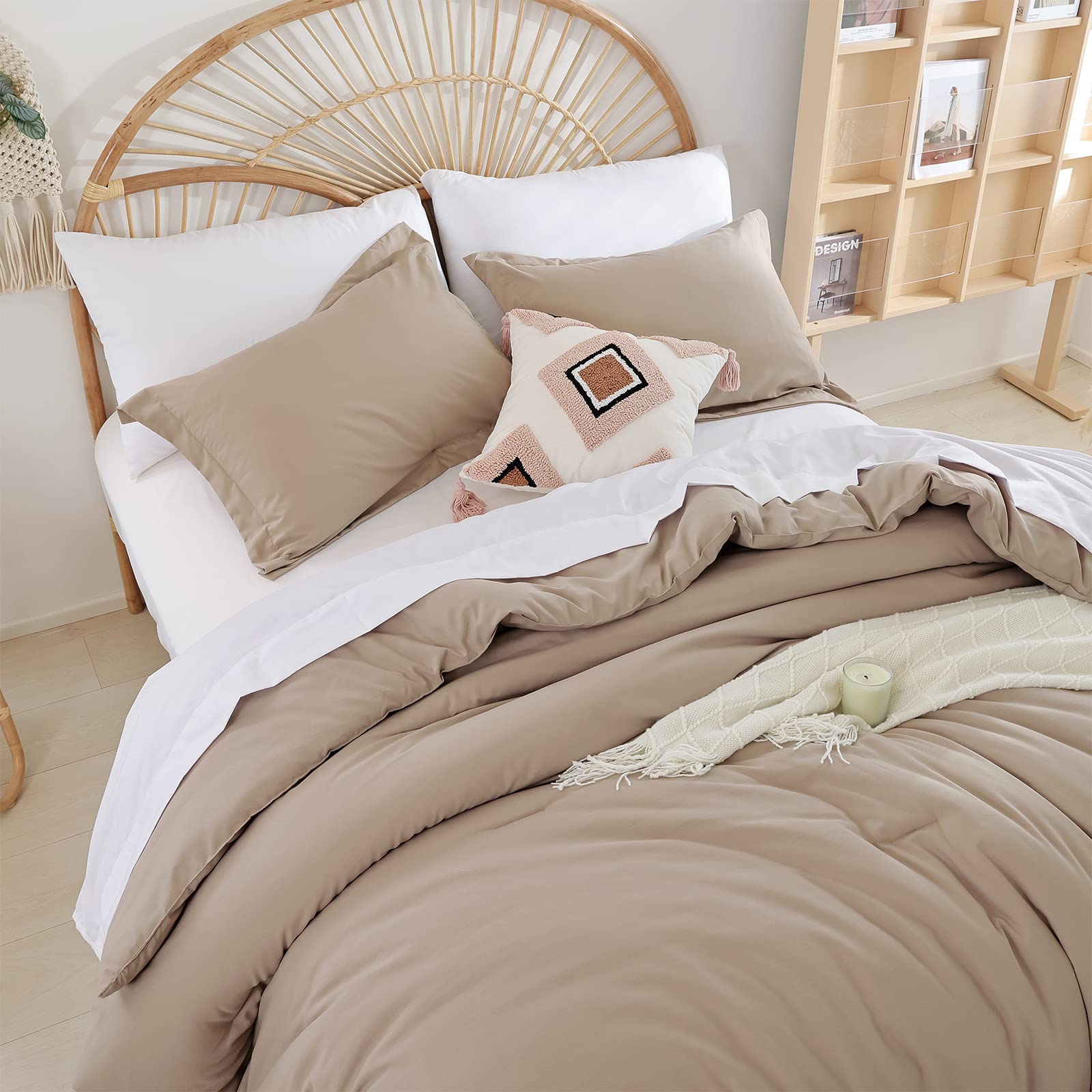 weigelia pillow shams and white pillowcases detail showing coordinated set