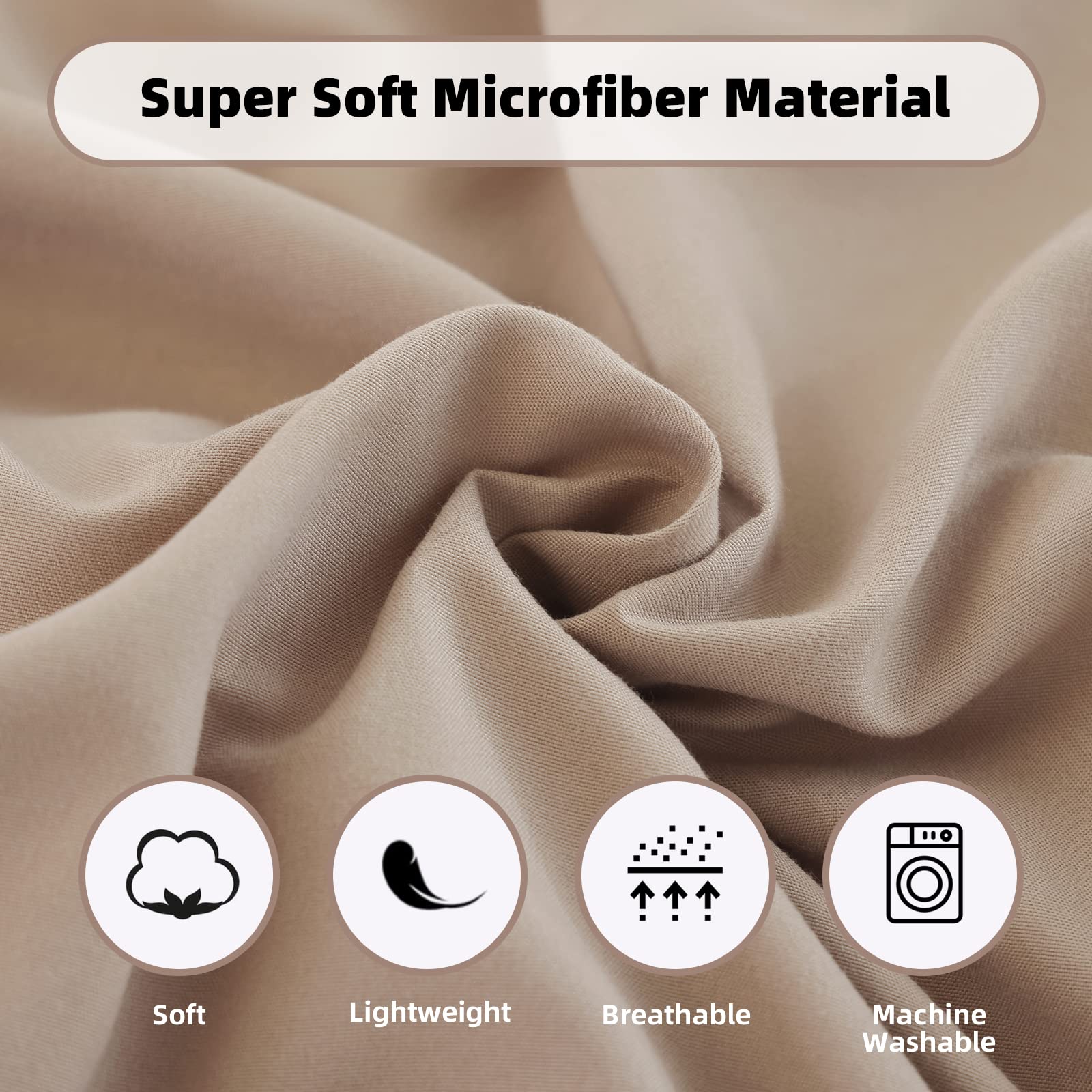 Weigelia fitted sheet stretched on mattress highlighting 14-inch pocket depth for secure fit