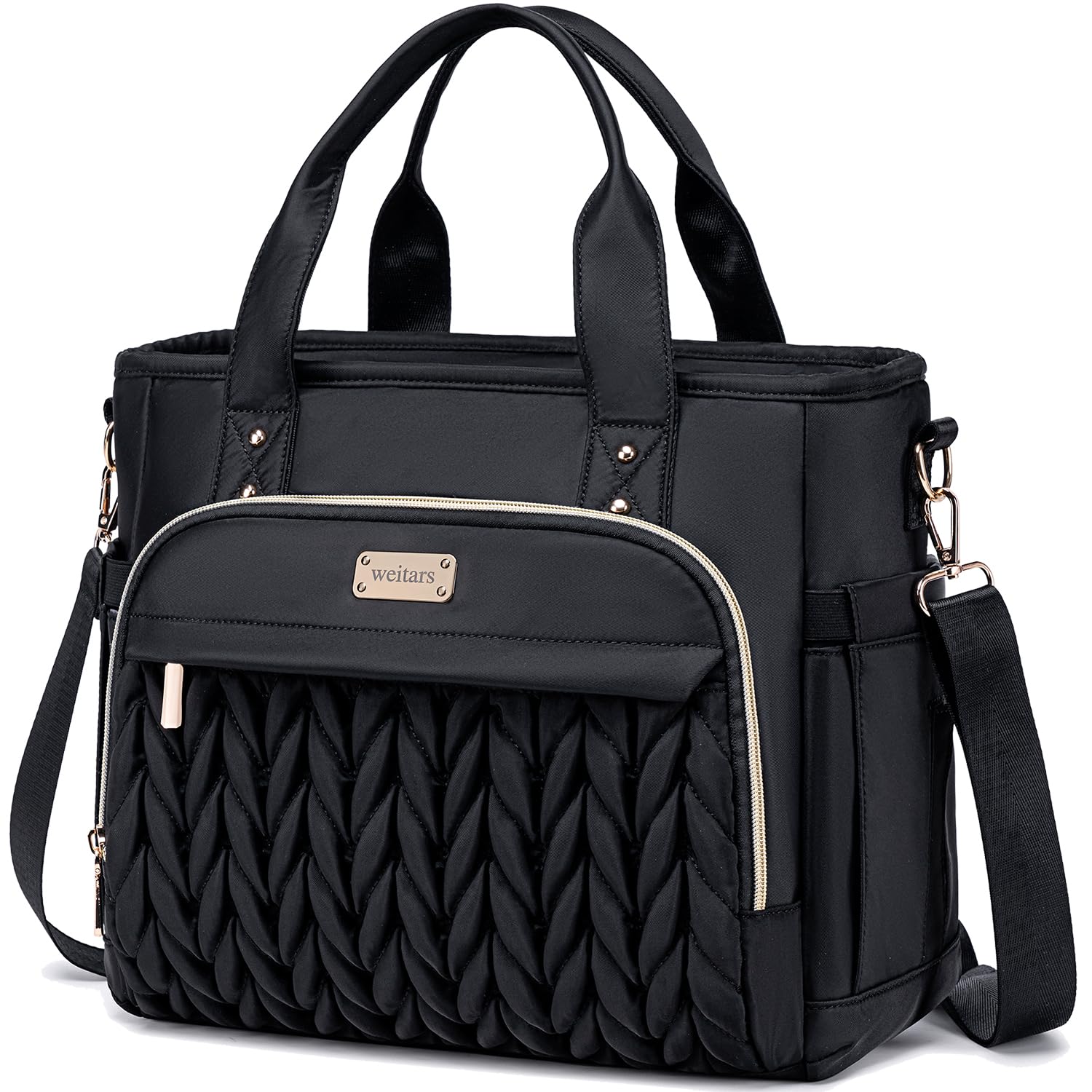 Weitars lunch bag front view showing roomy design and stylish look