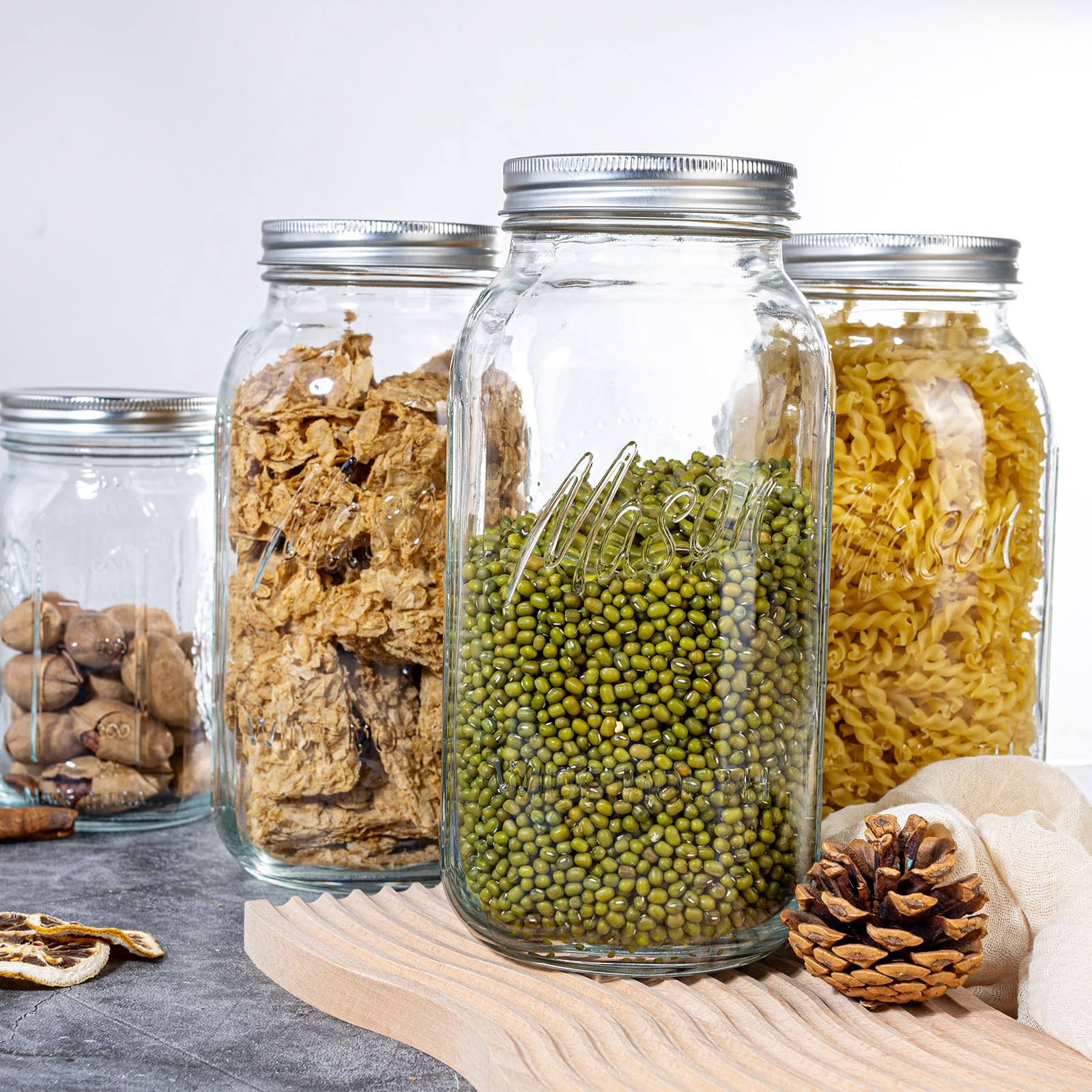 WELLIFE jars inside dishwasher showing easy cleanup and reusable convenience
