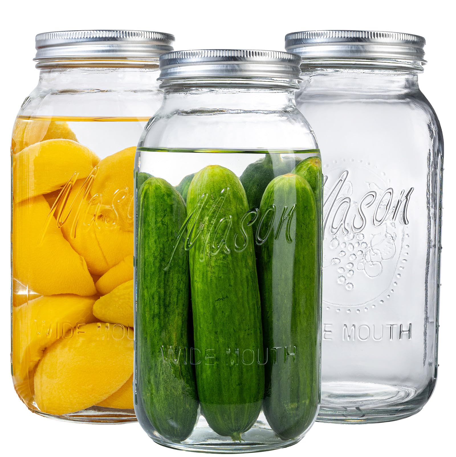 WELLIFE front view of three jars showing packaging and clear glass benefit