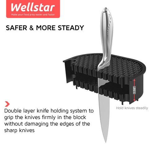 WELLSTAR bottom with drainage holes preventing water buildup for hygiene