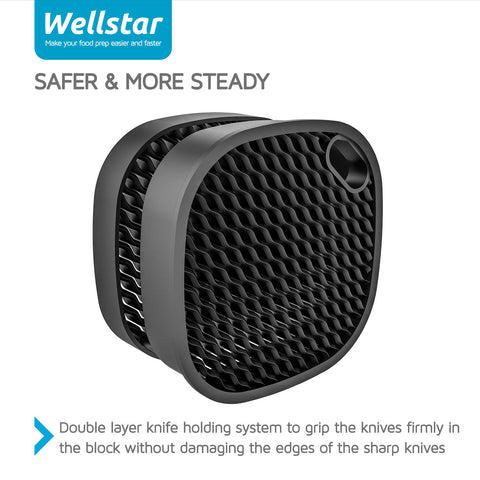 WELLSTAR side profile showing weighted base for tip-resistant stability