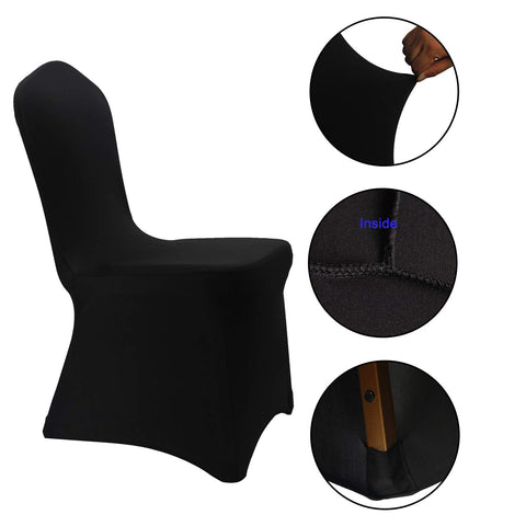 WELMATCH covers on dining chairs at a wedding showing unified look and event-ready benefit