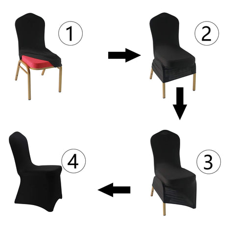 WELMATCH chair cover on chair next to ruler showing fit and size guidance benefit