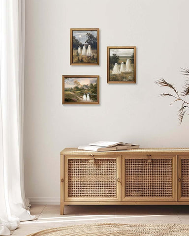 Wemandh in-room lifestyle styled display showing scale and seasonal charm in living room