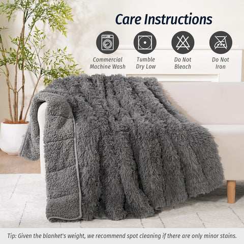 Wemore folded blanket storage display indicating neat compact storage benefit