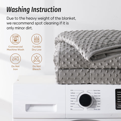 Wemore neatly folded blanket for compact storage and easy transport benefit