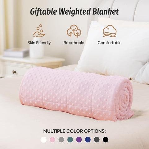Adult sitting with Wemore blanket showing calming wrap-around comfort