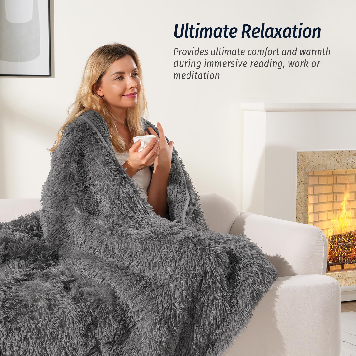 Wemore Sherpa reverse close detail demonstrating warmth and cuddly finish