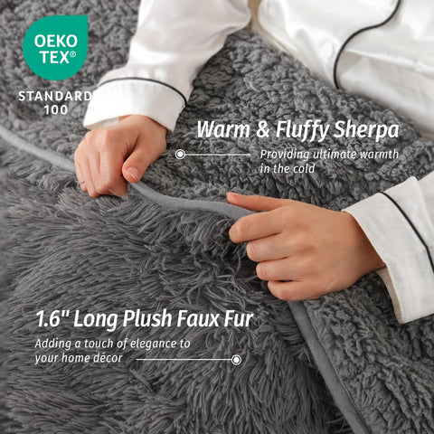 Wemore weighted blanket on queen bed lifestyle shot showcasing room-ready style