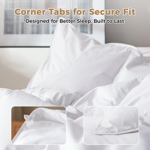 WENERSI folded comforter for storage demonstrating compact packing and easy care