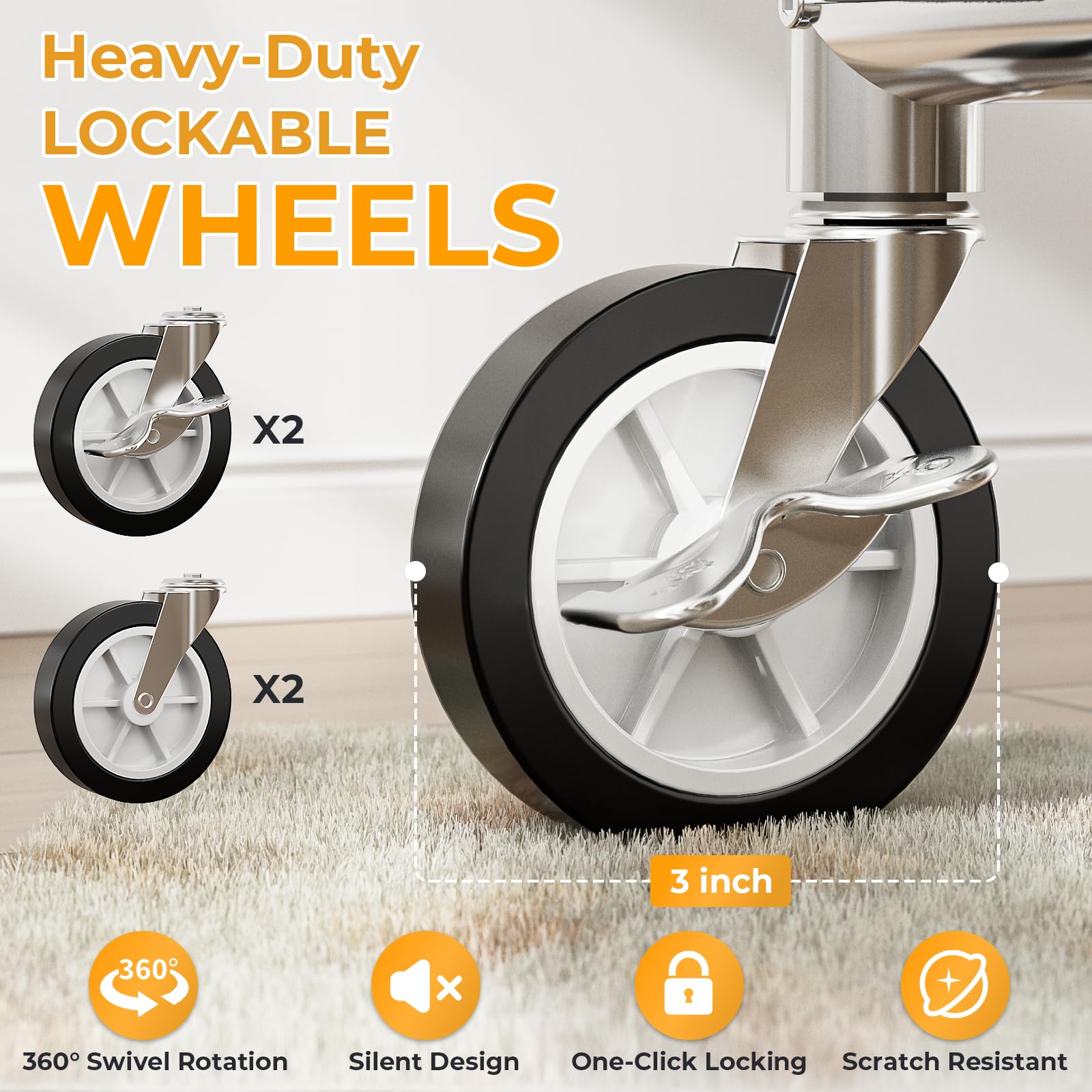 Wennop loaded with clothes illustrating high 1060 lb capacity benefit