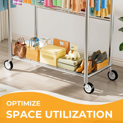 Wennop bottom shelf and hooks organized with shoes and accessories benefit