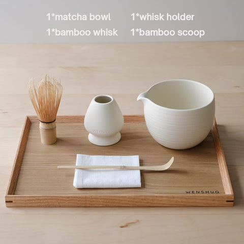 WENSHUO set next to cup for size comparison and practical scale