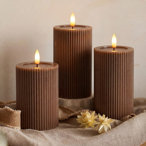 West Ivory close-up of ribbed texture highlighting carved-wax appearance and depth
