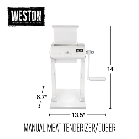 Weston in kitchen lifestyle scene showing home use and consistent results benefit