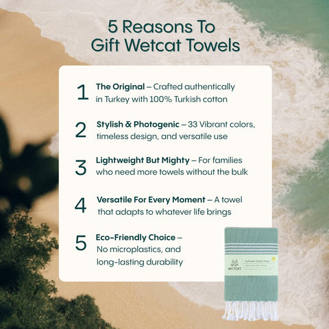 WETCAT color spread display highlighting variety and style benefit