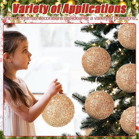 Wettarn ornaments hanging on tree bringing cohesive festive sparkle