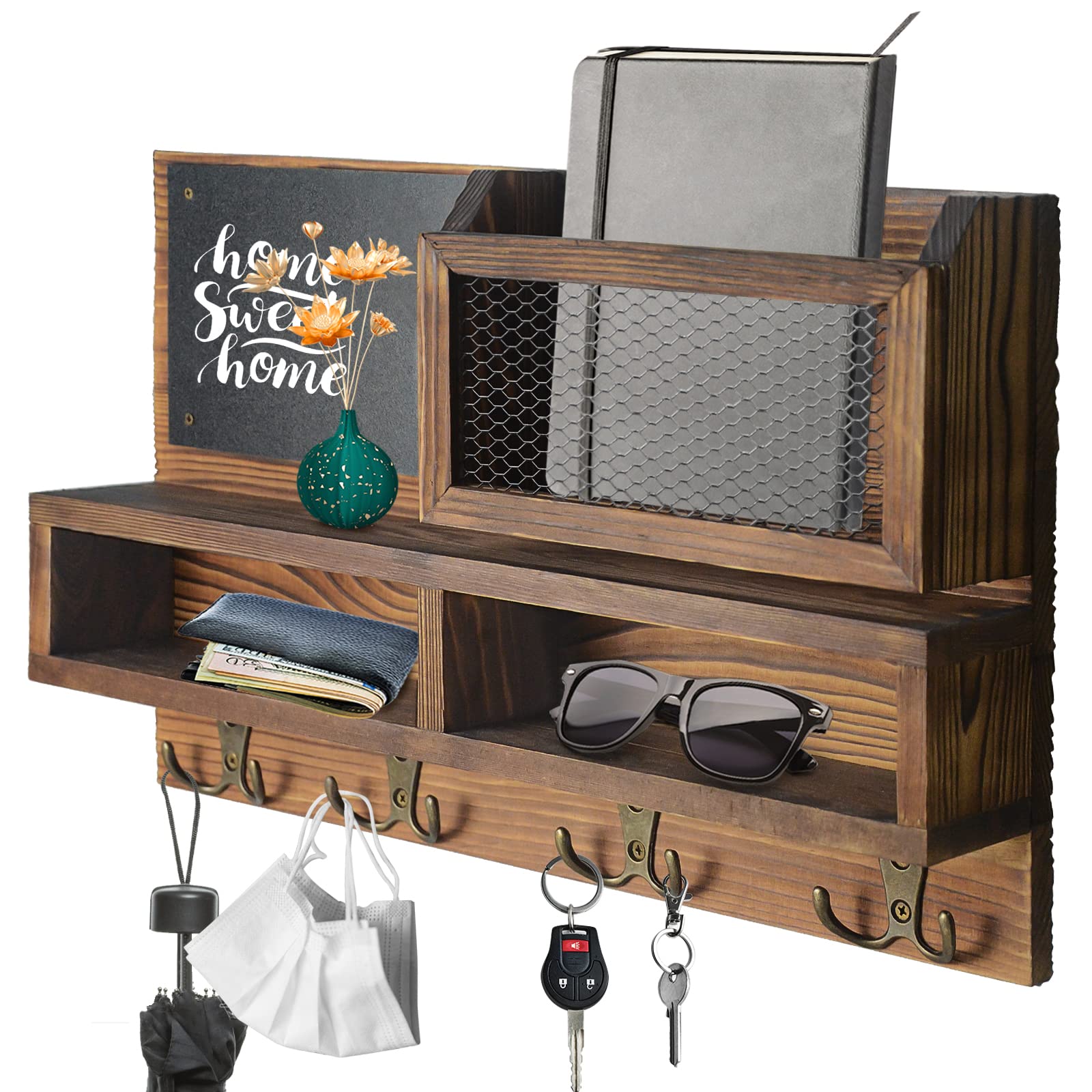 WEWEOW styled in an entryway offering tidy storage and decorative appeal