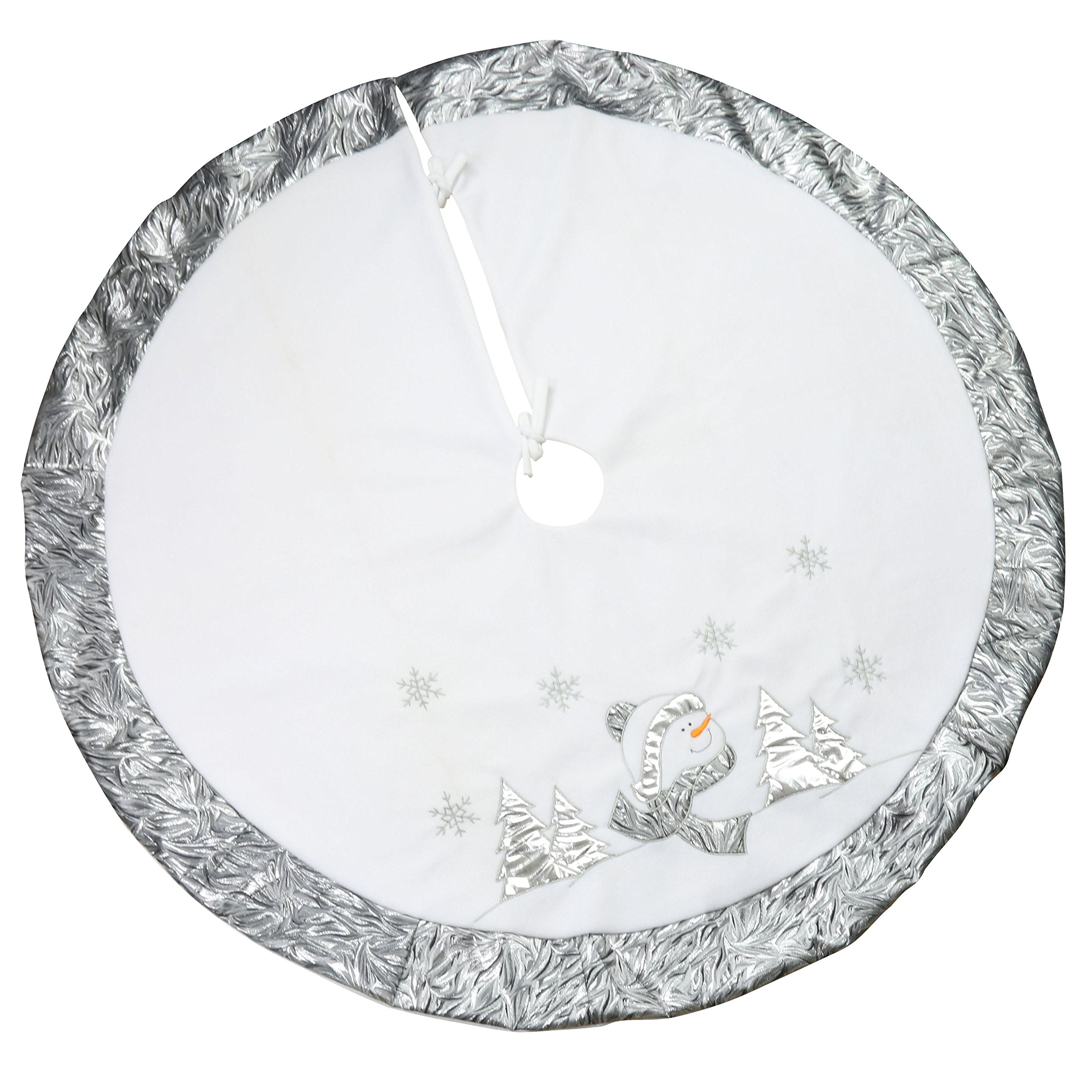 WEWILL embroidered snowflake detail showing texture and seasonal elegance