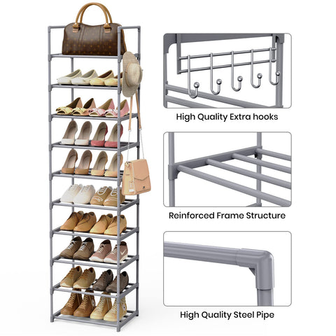 WEXCISE included hook and hammer demonstrating easy assembly benefit