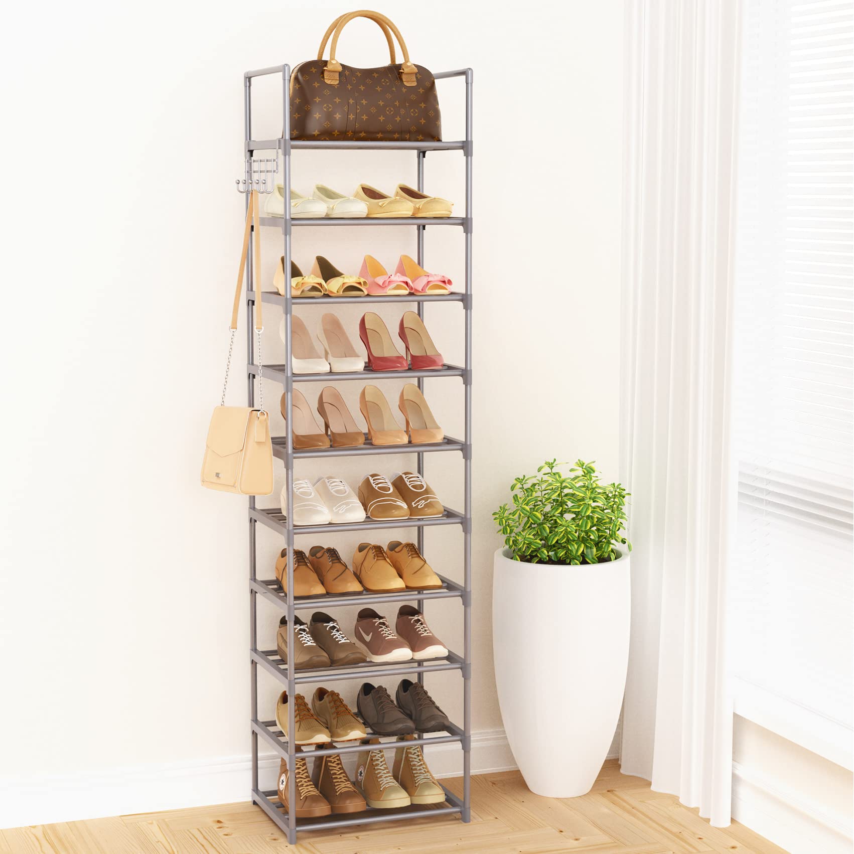 WEXCISE next to doorway showing slim footprint and space-saving benefit