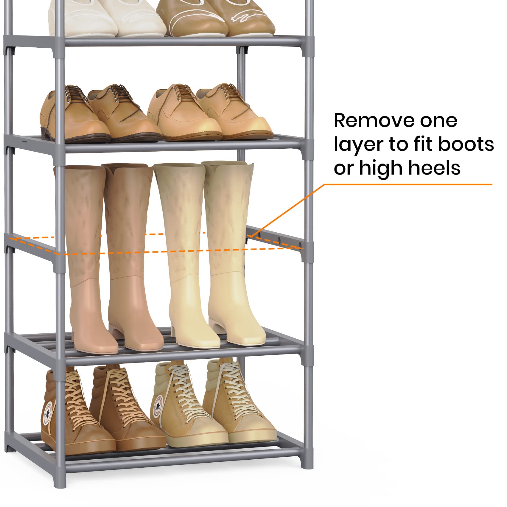 WEXCISE single shelf removed to create boot-height space benefit