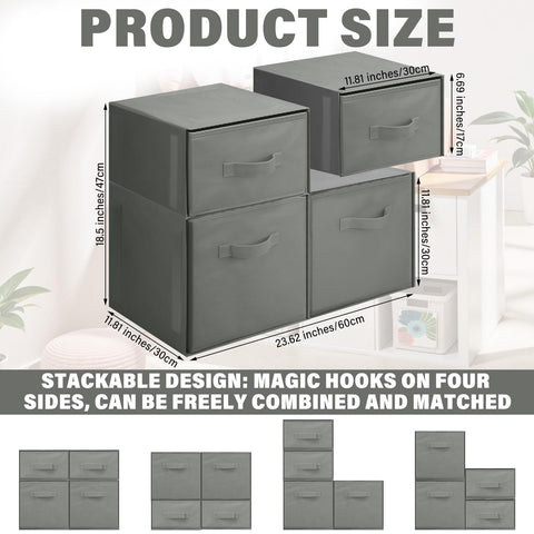 Weysat close-up of handle and touch fastener for easy access and secure stacking