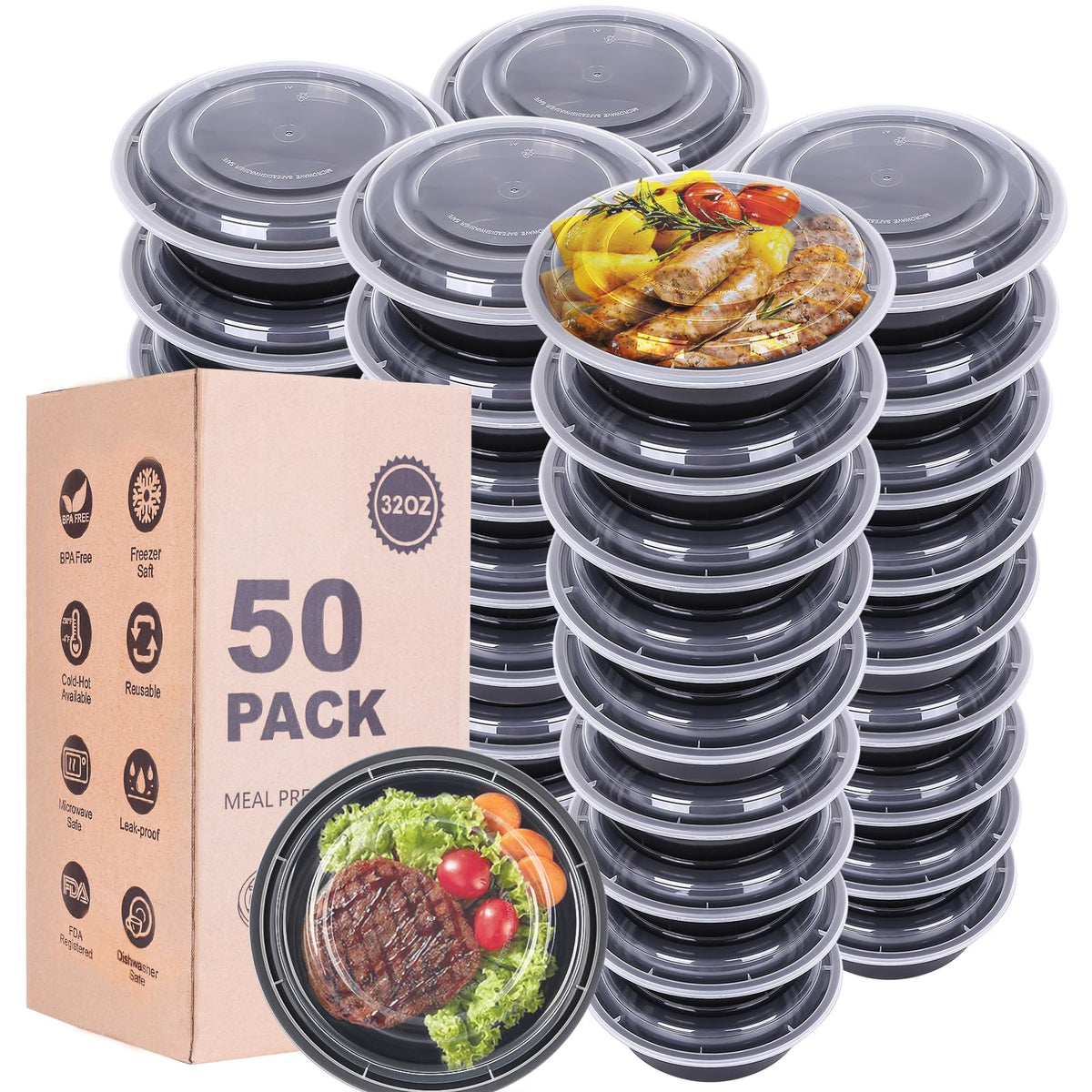 WGCC front packaging showing 50-pack and 32oz capacity benefit