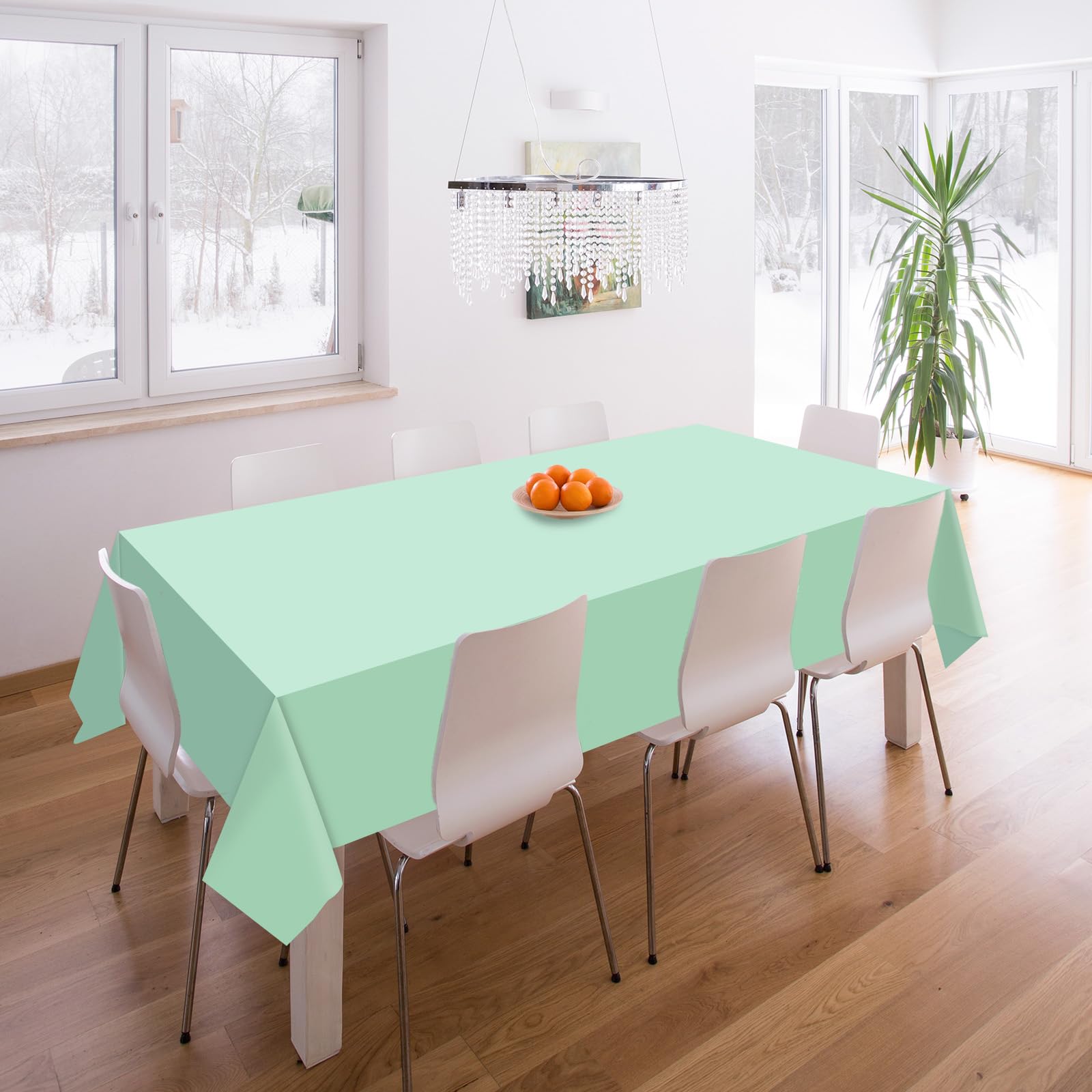 Whaline four sage green shades arranged to show styling and layering options