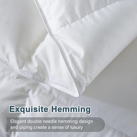 WhatsBedding corner loops and tabs close-up for secure duvet cover attachment and stability