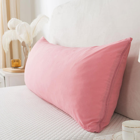 WhatsBedding body pillow on bed lifestyle shot demonstrating full-body comfort support